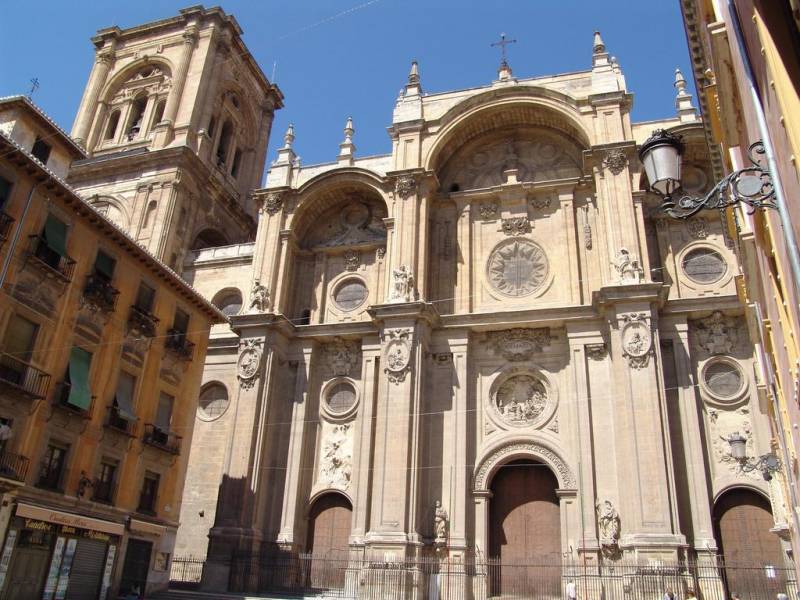 Koninklijke kapel en de kathedraal van Granada